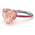 Heart Shape Morganite Ring - Noelle No. 912 image 1