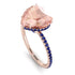 Heart Shape Morganite Ring - Noelle No. 914 image 3