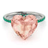 Heart Shape Morganite Ring - Noelle No. 906 image 2