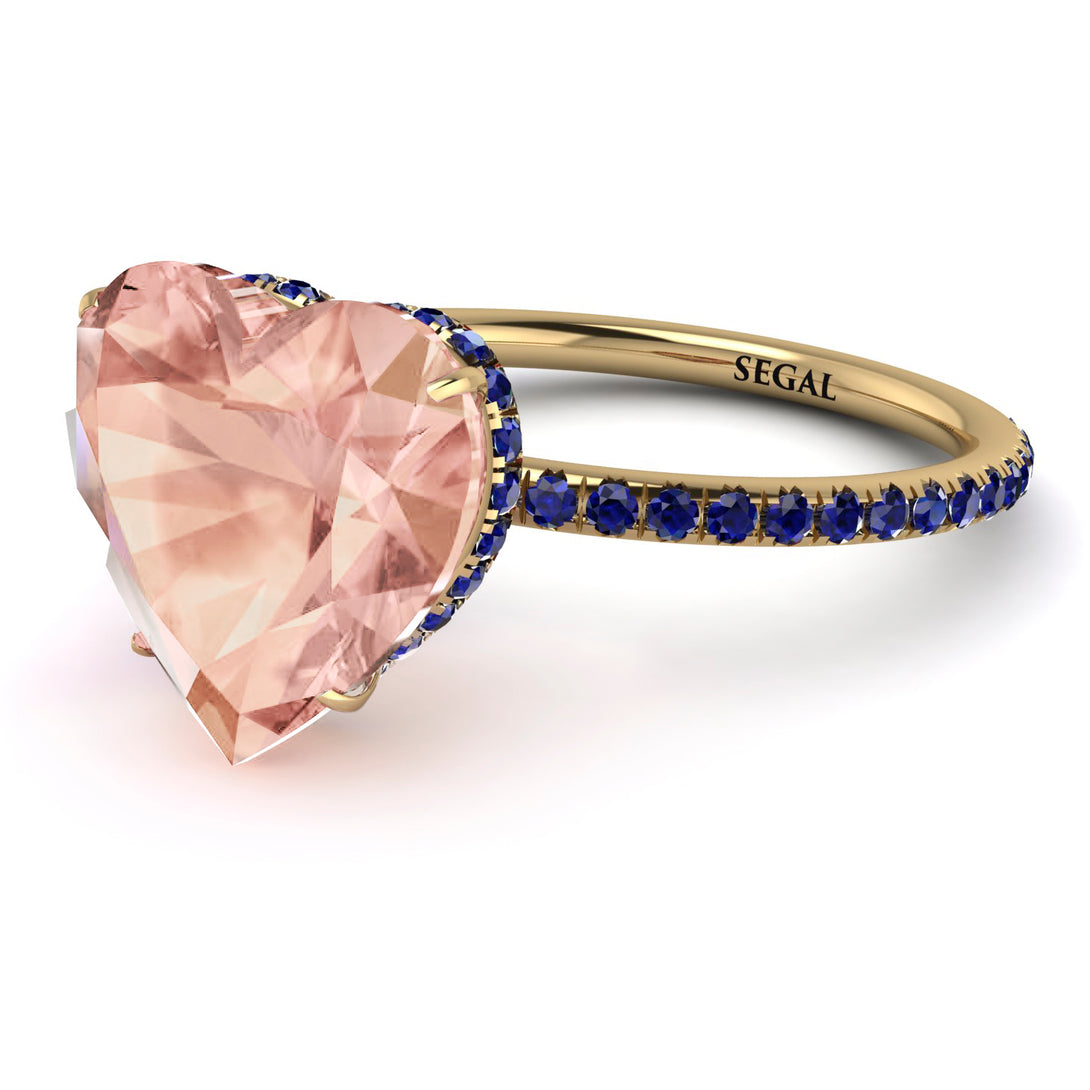 Heart Shape Morganite Ring - Noelle No. 913