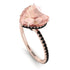 Heart Shape Morganite Ring - Noelle No. 908 image 3