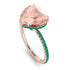 Heart Shape Morganite Ring - Noelle No. 905 image 3