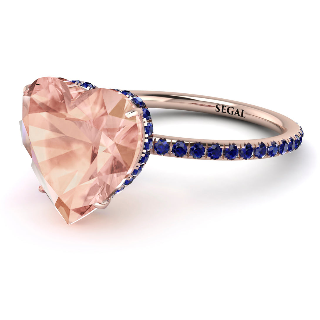 Heart Shape Morganite Ring - Noelle No. 914