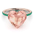 Heart Shape Morganite Ring - Noelle No. 905 image 2