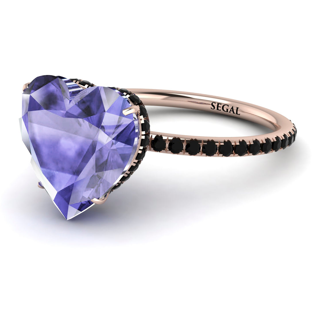 Heart Shape Tanzanite Ring - Noelle No. 208
