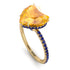 Heart Shape Yellow Diamond Ring - Noelle No. 1013 image 2