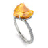 Heart Shape Yellow Diamond Ring - Noelle No. 1003 image 3