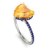 Heart Shape Yellow Diamond Ring - Noelle No. 1015 image 3
