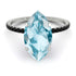Hidden Halo Marquise Aquamarine Engagement Ring - Journey No. 409 image 2