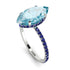 Hidden Halo Marquise Aquamarine Engagement Ring - Journey No. 415 image 3