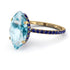 Hidden Halo Marquise Aquamarine Engagement Ring - Journey No. 413 image 1