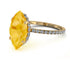 Hidden Halo Marquise Citrine Engagement Ring - Journey No. 601 image 1