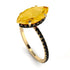 Hidden Halo Marquise Citrine Engagement Ring - Journey No. 607 image 3