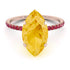 Hidden Halo Marquise Citrine Engagement Ring - Journey No. 611 image 2