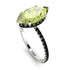 Hidden Halo Marquise Peridot Engagement Ring - Journey No. 709 image 3