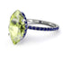 Hidden Halo Marquise Peridot Engagement Ring - Journey No. 715 image 1