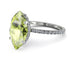 Hidden Halo Marquise Peridot Engagement Ring - Journey No. 703 image 1