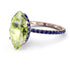 Hidden Halo Marquise Peridot Engagement Ring - Journey No. 714 image 1