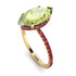 Hidden Halo Marquise Peridot Engagement Ring - Journey No. 710 image 3