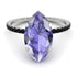 Hidden Halo Marquise Tanzanite Engagement Ring - Journey No. 209 image 2