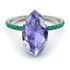 Hidden Halo Marquise Tanzanite Engagement Ring - Journey No. 206 image 2