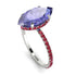 Hidden Halo Marquise Tanzanite Engagement Ring - Journey No. 212 image 3