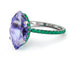 Hidden Halo Marquise Tanzanite Engagement Ring - Journey No. 206 image 1