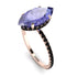 Hidden Halo Marquise Tanzanite Engagement Ring - Journey No. 208 image 3