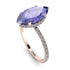 Hidden Halo Marquise Tanzanite Engagement Ring - Journey No. 202 image 3