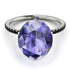 Hidden Halo Oval Tanzanite Engagement Ring - Gemma No. 209 image 3