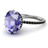 Hidden Halo Oval Tanzanite Engagement Ring - Gemma No. 209 image 1