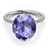 Hidden Halo Oval Tanzanite Engagement Ring - Gemma No. 203 image 3
