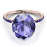 Hidden Halo Oval Tanzanite Engagement Ring - Gemma No. 214 image 3