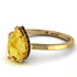 Hidden Halo Pear Citrine Engagement Ring - Mary No. 607 image 1