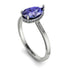 Hidden Halo Pear Tanzanite Engagement Ring - Mary No. 203 image 2