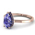 Hidden Halo Pear Tanzanite Engagement Ring - Mary No. 214 image 1
