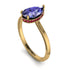Hidden Halo Pear Tanzanite Engagement Ring - Mary No. 210 image 2