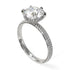 Hidden Halo Round Diamond Engagement Ring - Ashley No. 3 image 4