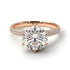 Hidden Halo Round Diamond Engagement Ring - Ashley No. 2 image 6