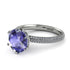 Hidden Halo Round Tanzanite Engagement Ring - Ashley No. 203 image 1
