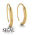 Custom Hoop Geometrical Earrings - Kalani No. 1 (Copy) image 3