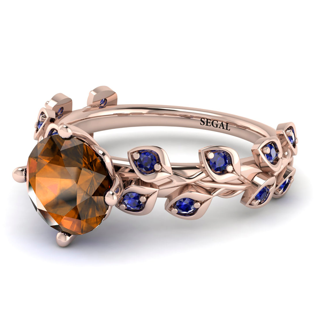 Leaves All Around Brown Diamond Ring - Sydney 2ct No. 1114