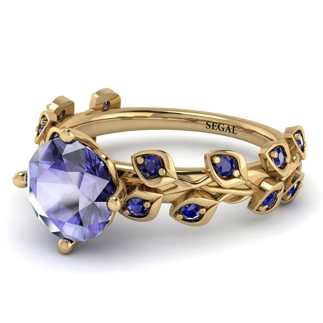 Leaves All Around Tanzanite Ring - Sydney 2ct No. 213
