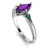 Marquise Amethyst Geometrical Engagement Ring - Reese No. 306 image 3