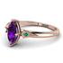 Marquise Amethyst Geometrical Engagement Ring - Reese No. 305 image 2