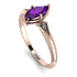 Marquise Amethyst Geometrical Engagement Ring - Reese No. 302 image 3