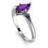Marquise Amethyst Geometrical Engagement Ring - Reese No. 315 image 3