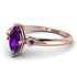 Marquise Amethyst Geometrical Engagement Ring - Reese No. 314 image 2