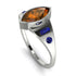 Marquise Bezel Brown Diamond Ring - Juliana No. 1115 image 2