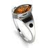 Marquise Bezel Brown Diamond Ring - Juliana No. 1109 image 2